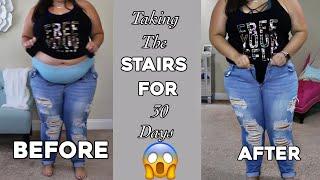 I TOOK THE STAIRS FOR 30 DAYS & THESE ARE MY RESULTS  WEIGHT LOSS JOURNEY  30 DAY STAIR CHALLENGE