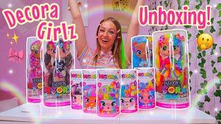 UNBOXING THE *NEW* DECORA GIRLZ SURPRISE FASHION DOLLS⁉️  Rhia Official