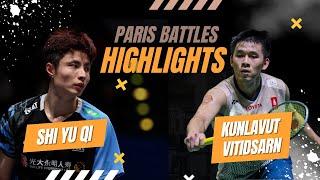 Paris Battles  Shi Yu Qi vs Kunlavut Vitidsarn