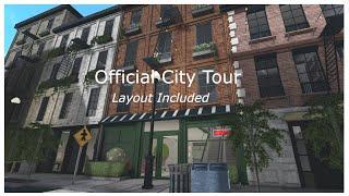  official city tour + layout  bloxburg build