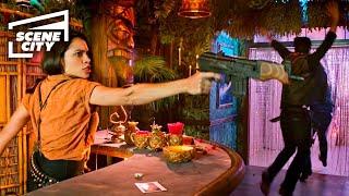 Zombieland Double Tap Hotel Bar Fight ROSARIO DAWSON & LUKE WILSON MOVIE SCENE  With Captions