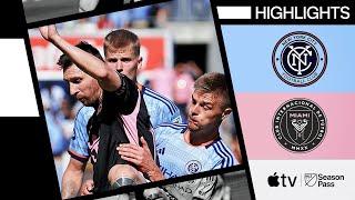 New York City FC vs. Inter Miami CF  Messi Yankee Stadium  Full Match Highlights