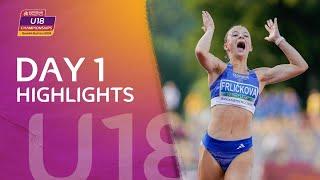 Day 1 Highlights  European Athletics U18 Championships  Banska Bystrica 2024