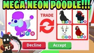 OMG HE TRADED MY MEGA NEON POODLE FOR THIS???  - Roblox Adopt Me