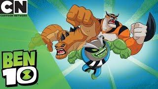 Ben 10  Slapback Humungosaur and Rath Transformations  Cartoon Network