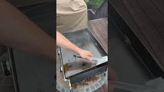 Restoring a Rusted Blackstone Griddle with No Powertools  Removing Rust