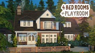 Large Rustic Family Home  The Sims 4 Speed build