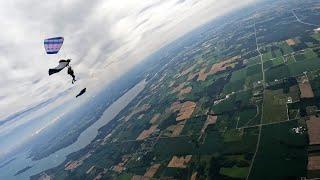 Come and enjoy a full XRW wingsuit jump in full 360 degree video