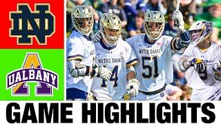 #1 Notre Dame vs UAlbany Lacrosse Highlights - First Round  2024 College Lacrosse