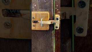 Simple idea with gate latch lock # mechanism lock # DIY # Craft design