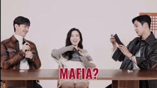 The Kings Affection cast Rowoon  Park Eunbin & Namyoonsu play mafia game Swoon interview cuts