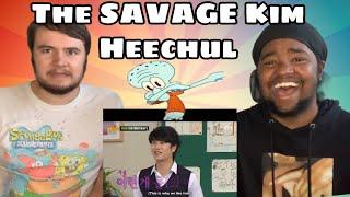 Kim Heechul Savage Moments REACTION