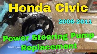 Honda Civic Power Steering Pump Replacement 2006-2011