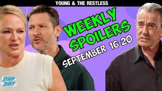 Young and the Restless Weekly Spoilers Sept 16-20 Sharon Takes Down Daniel & Victor Loses It #yr