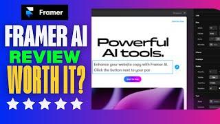 Framer Ai Review  Best Ai Website Builder For Shopify