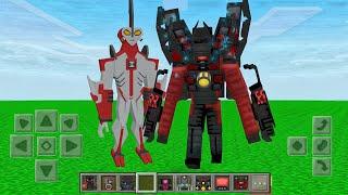 Skibidi Toilet Ben 10 ADDON UPDATE in MINECRAFT PE