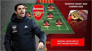 How Arsenal could line up for 20242025 season Under Mikel Arteta Ft Target Players Summer 2024