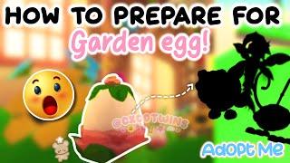 How To PREPARE FOR GARDEN EGG Adopt Me  Its Cxco Twins
