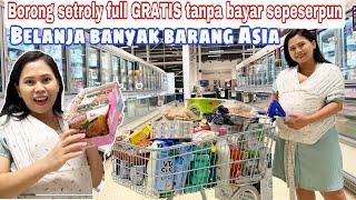 BELANJA BANYAK BARANG ASIA GRATIS  BELANJA SETROLY FULL TANPA BAYAR SEPESERPUN