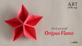 How to Fold  Origami Flower  Do It Yourself