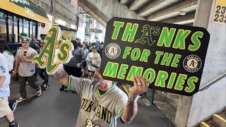 The LAST Oakland A’s Game At Oakland Coliseum -Goodbye To Athletics Ballpark Forever  Final Moments