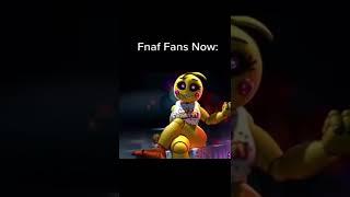 Fnaf fans then vs now