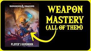 Weapon Mastery Ultimate Guide - D&Ds 2024 Players Handbook