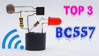 Top 3 Electronic Project Using BC557 Transistor - Photodiode 4148 BC557 