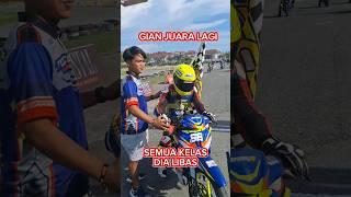 GIAN SANDREGO JUARA LAGI. #roadrace #balapmotor #sulawesicuprace