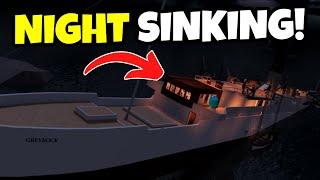 Trying to SURVIVE The SINKING OF THE SS Greylock - Roblox