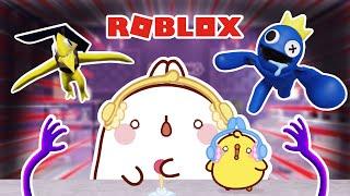 Playing ROBLOX for the first time Rainbow Friends and Murder Mystery Gameplay