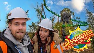 INSIDE The World of JUMANJI  Construction Tour  Chessington World of Adventures