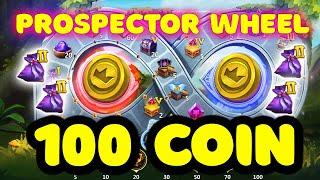 PROSPECTOR WHEEL 100 COIN  CASTLE CLASH