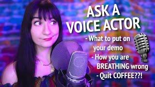 How To Be A Voice Actor Make a Demo Breathe Correctly Ditch Coffee??