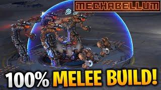 100% MELEE ARMY? - Rhino Tanks and MAX TECH Sandworms - Mechabellum FFA Gameplay