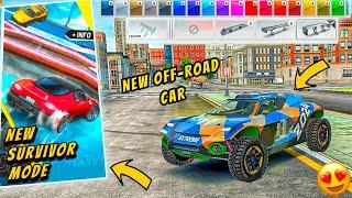 New CAR   New Spoiler Customize & Survivor Mode  In  Extreme Car Driving Simulator ️