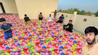 Biggest Water Balloon Fight  Zohaib Sabir Vlogs