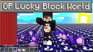 OP Lucky Block World  ماين كرافت عالم من اقوى بلوكات حظ باللعبةضد 100 تنين؟
