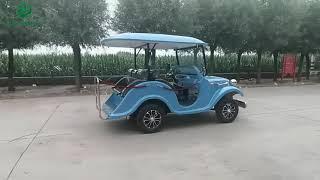 High Performance Quality electric vintage car five seaters with safety belts.