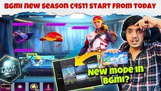 BGMI NEW SEASON C4S11 IS HERE  Bgmi Tier Reset  New Mode Kyu Nahi Aaya 