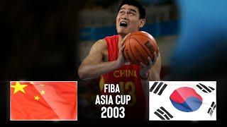 China  v Korea  - Classic Full Games  FIBA Asia Cup 2003