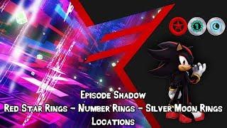 Sonic Forces Episode Shadow - All Red Star Rings Number Rings & Silver Moon Ring Locations