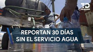 Habitantes de García NL denuncian 30 días sin el servicio de agua