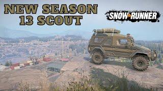 Season 13s New Scout Truck The AAC-58DW Lets Take A Look SnowRunner Latest UpdateDLC Gameplay