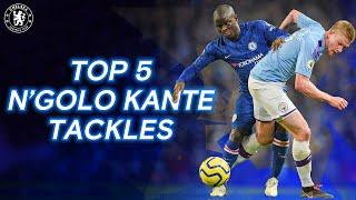 Ngolo Kantes Defensive Masterclass  Top 5 Tackles