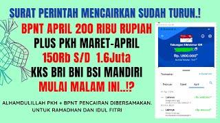 SURAT PERINTAH  PENCAIRAN BPNT APRIL + PKH MARET APRIL SDH TURUN SALDO KKS MULAI TERISI MALAM INI??