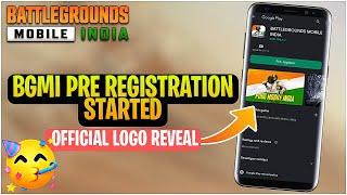 BATTLEGROUNDS MOBILE INDIA PRE REGISTRATION STARTED  BGMI OFFICIAL LOGO REVEAL 