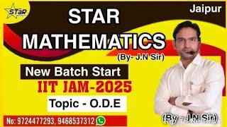 LECTURE-4 TOPIC-O.D.EIIT JAM-2024MathematicsMAJAM2024Exam StrategyMaths withs j.n.sir