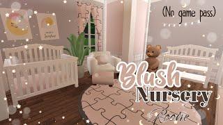 Blush Nursery Room Speedbuild Bloxburg