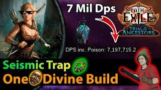 1 Divine - All Normal Content - Seismic Trap Pathfinder  Path of Exile 3.22